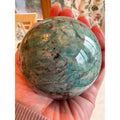 Amazonite with Smokey Quartz Crystal Sphere