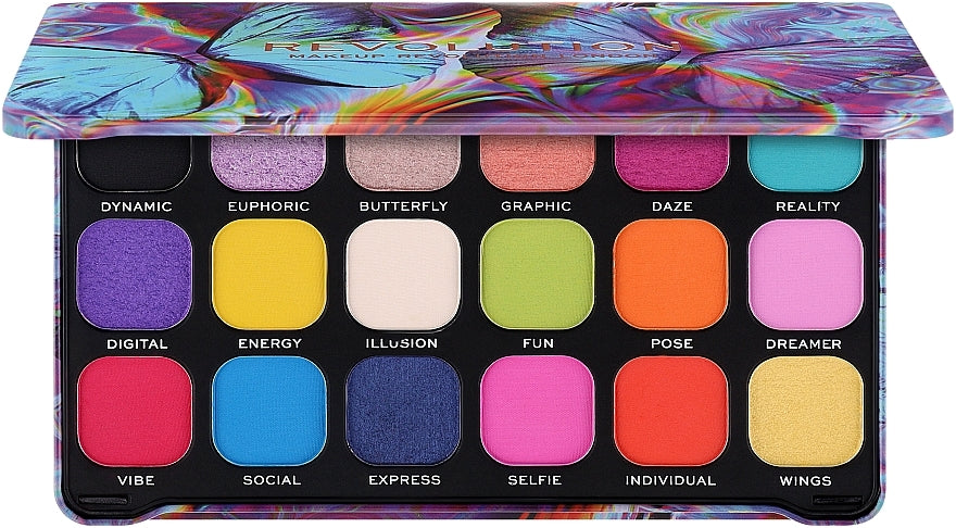 Makeup Revolution Forever Flawless Digi Butterfly Eyeshadow Palette