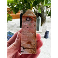8th vein Ocean Jasper Crystal tower