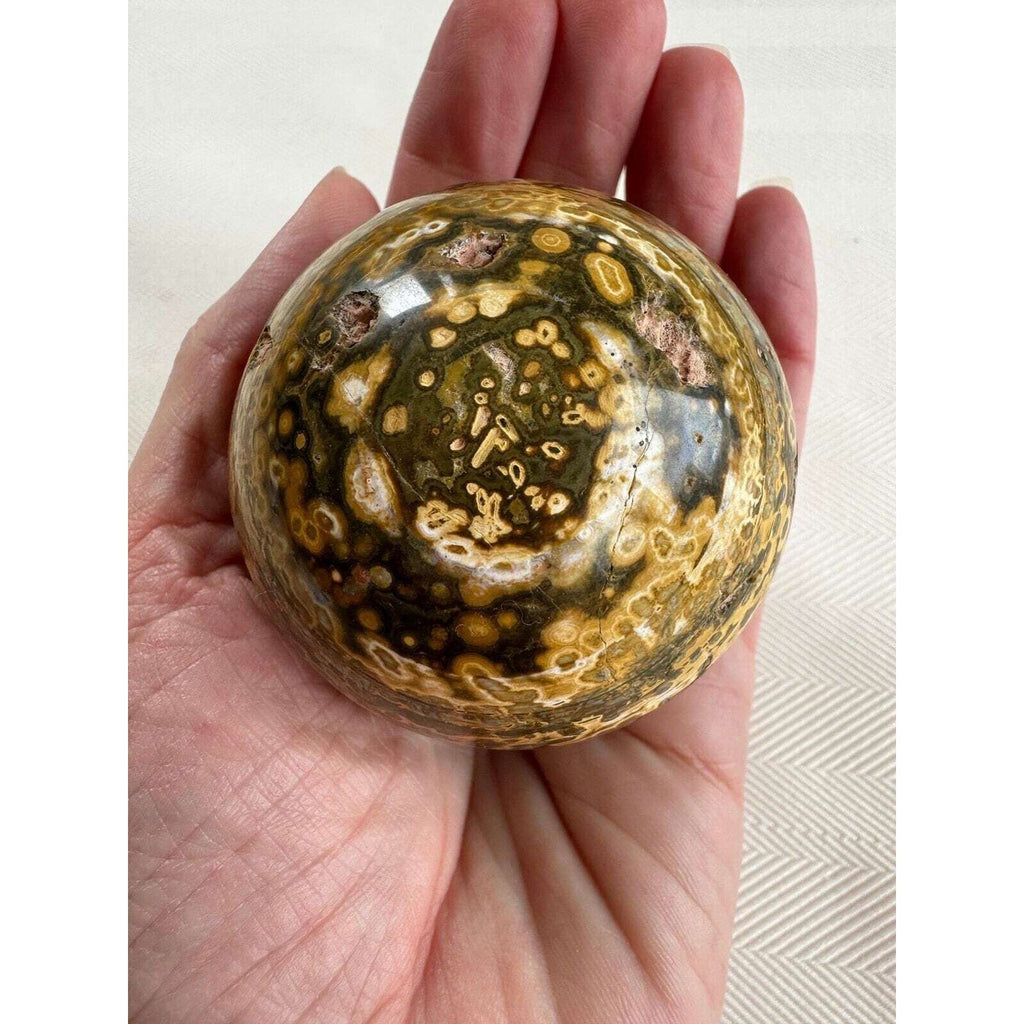 8th vein Ocean Jasper Crystal sphere