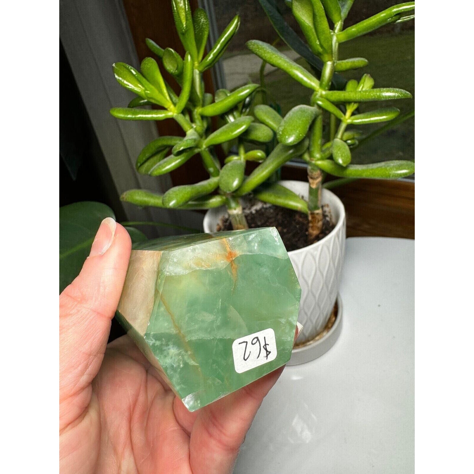 Fluorite Crystal Tower 5" tall