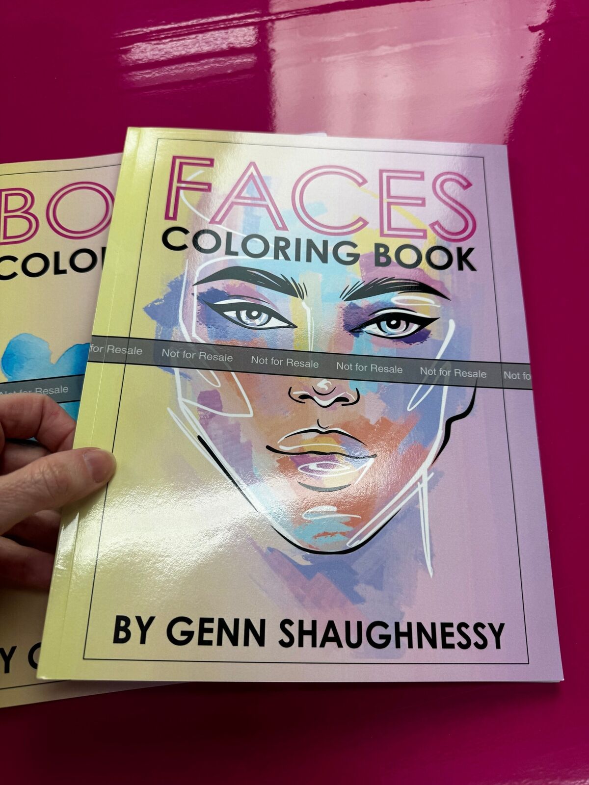 Faces Coloring Book