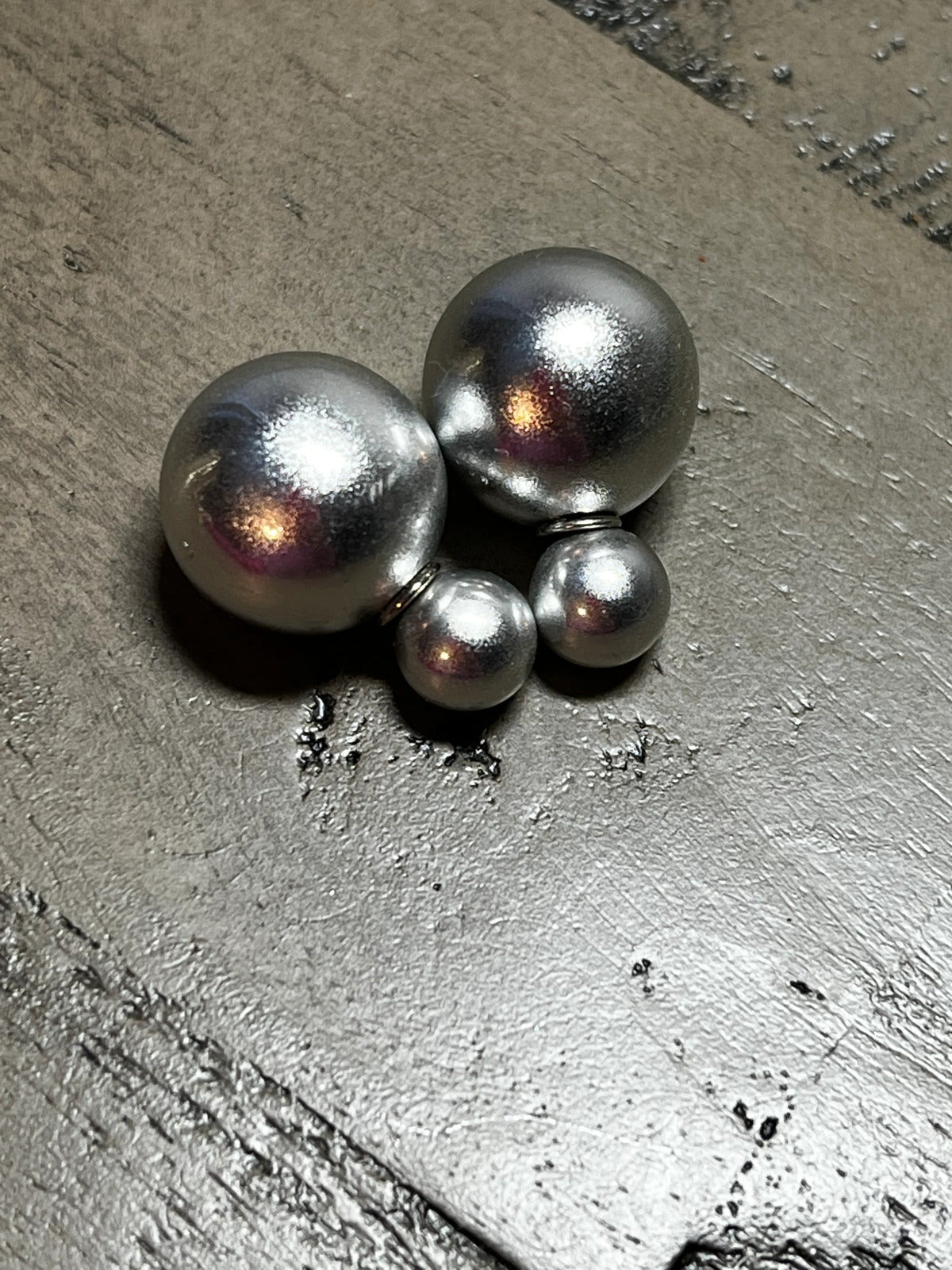 House of Harlow 1960 double pearl earrings