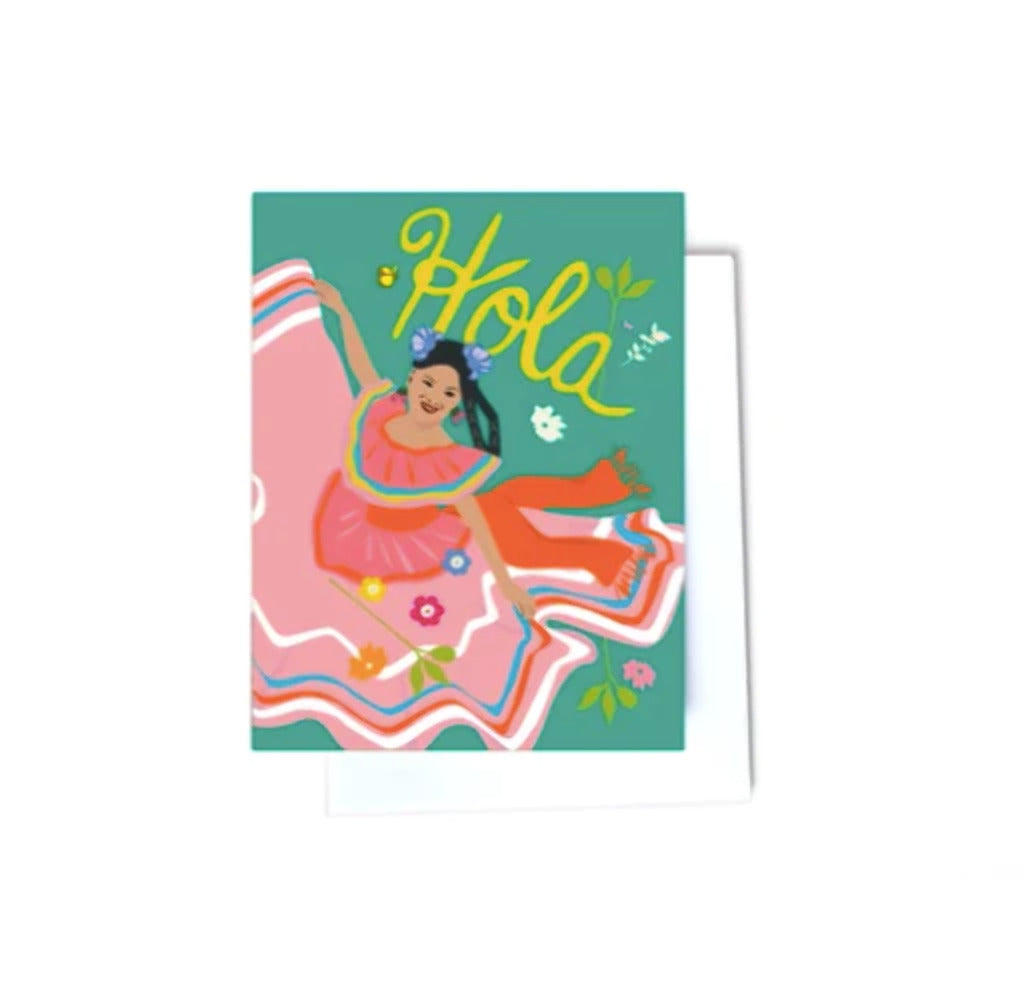 Hola Note Greeting Card