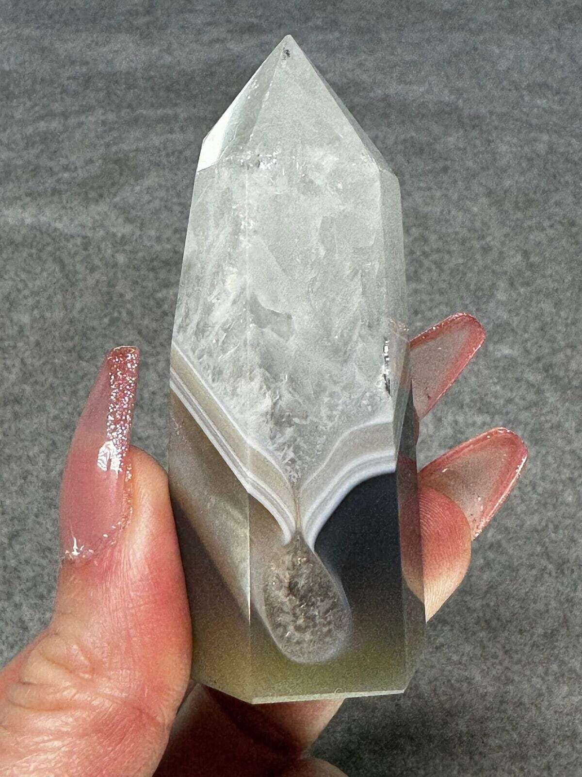 Agate Chalcedony Quartz tower