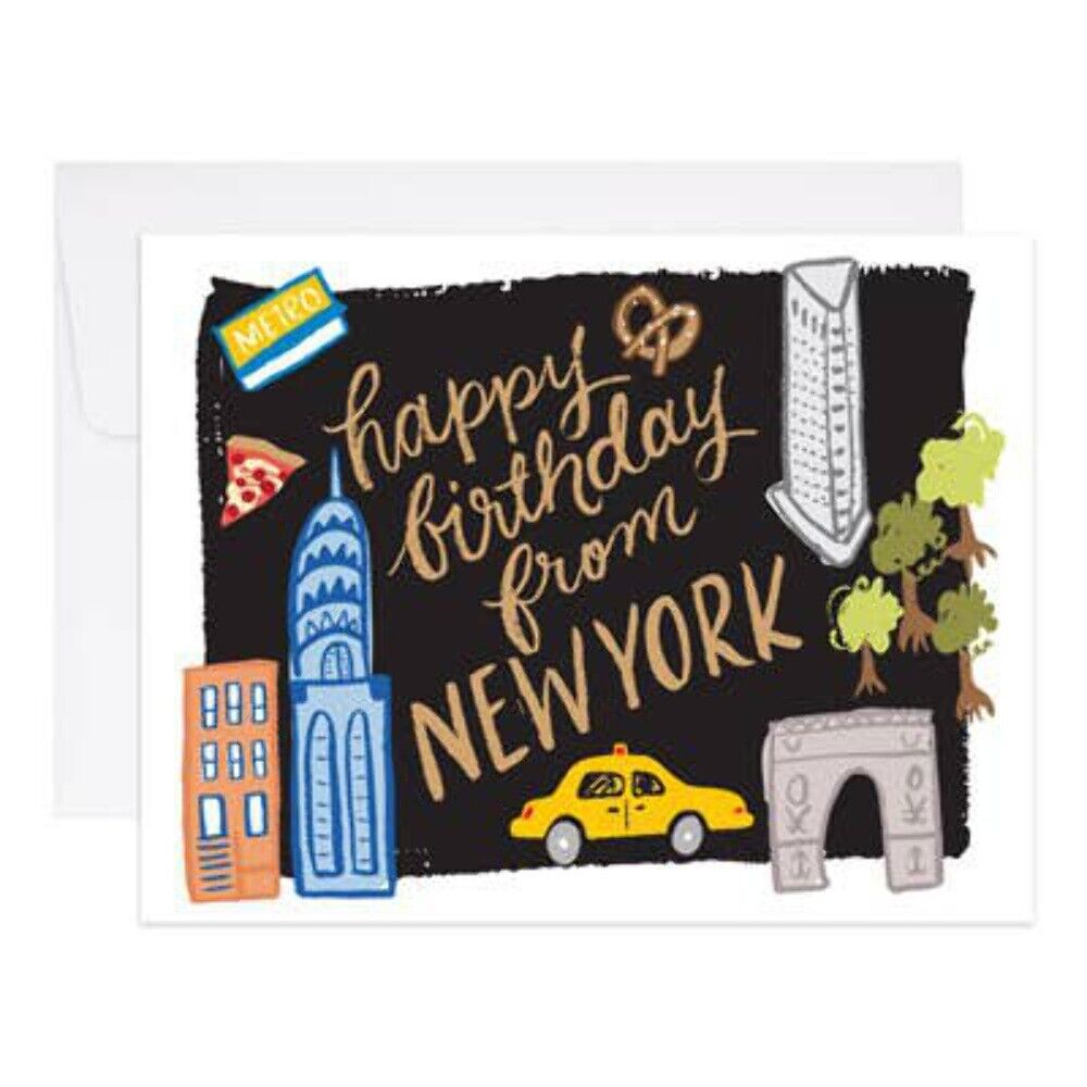 Happy Birthday From NY Card