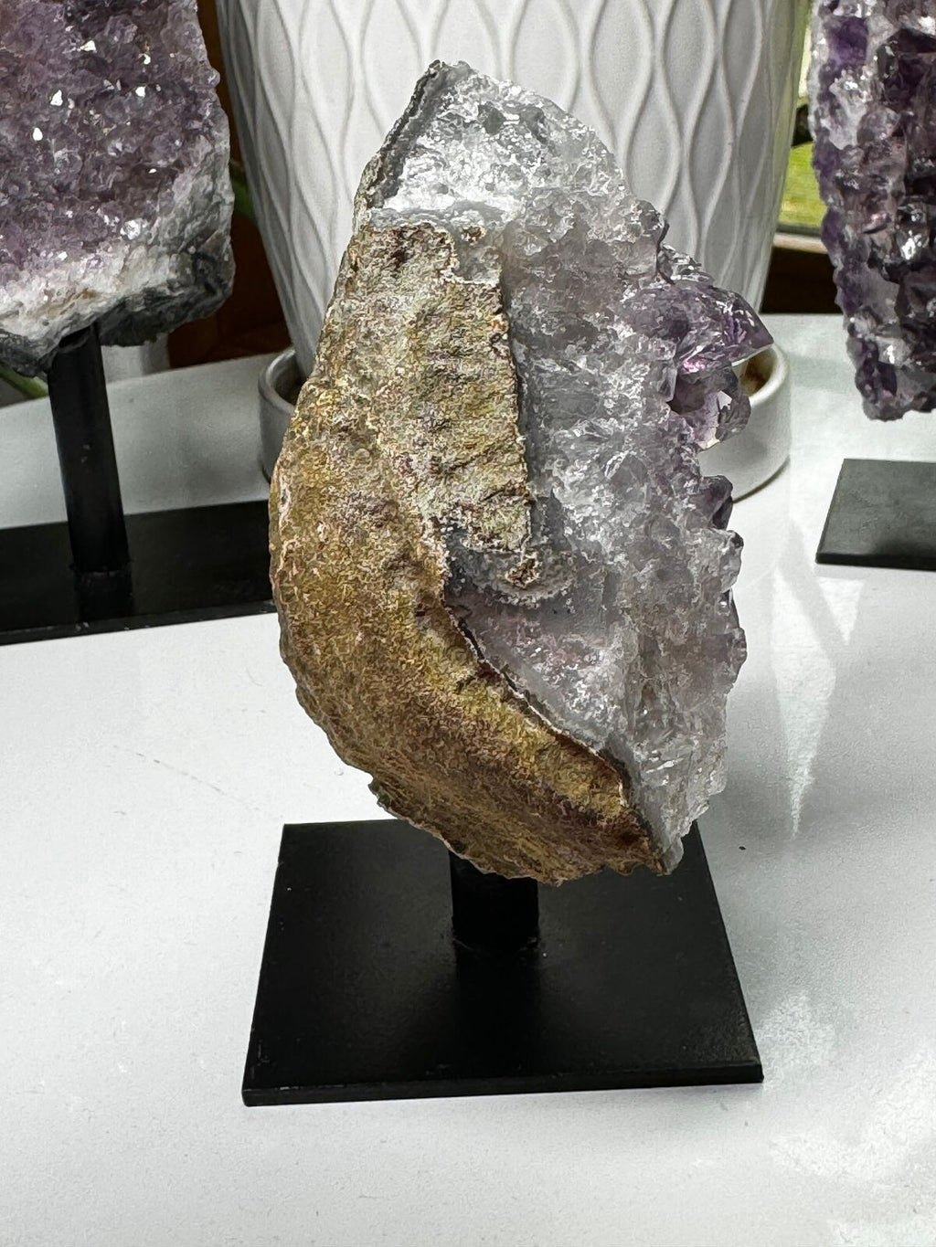 Amethyst Cluster on stand