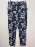Juicy Couture California Skinny black floral sz 27/4