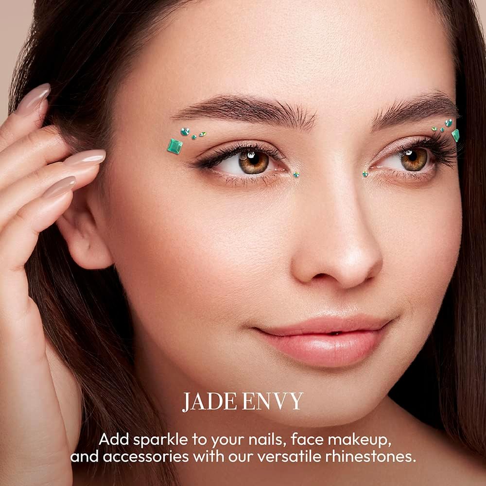 Gold Finger Multi-Shape Glue on Nail Art Rhinestones