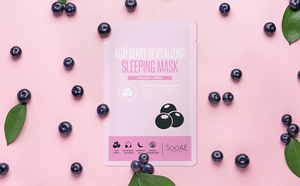 Soo'AE Acai Berry Revitalizing Sleeping Mask