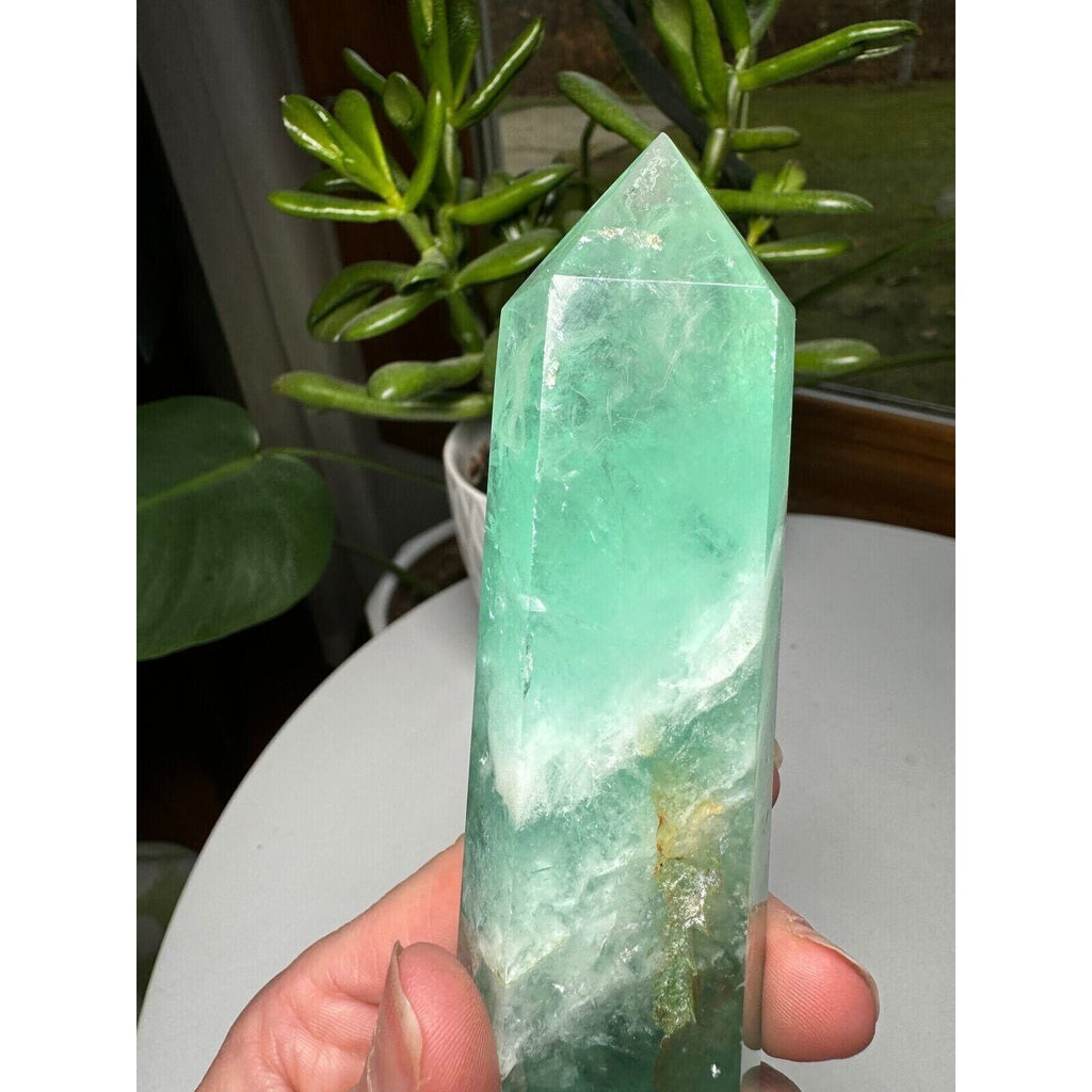 Fluorite Crystal Tower 8.5" tall