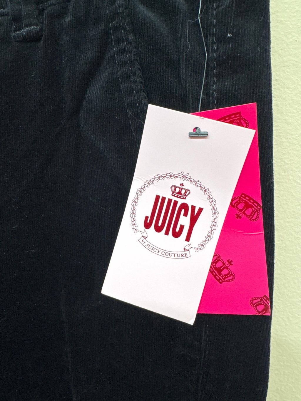 ✨ Juicy Couture Hollywood Skinny Jeans – Black Cordory ✨ sz 12
