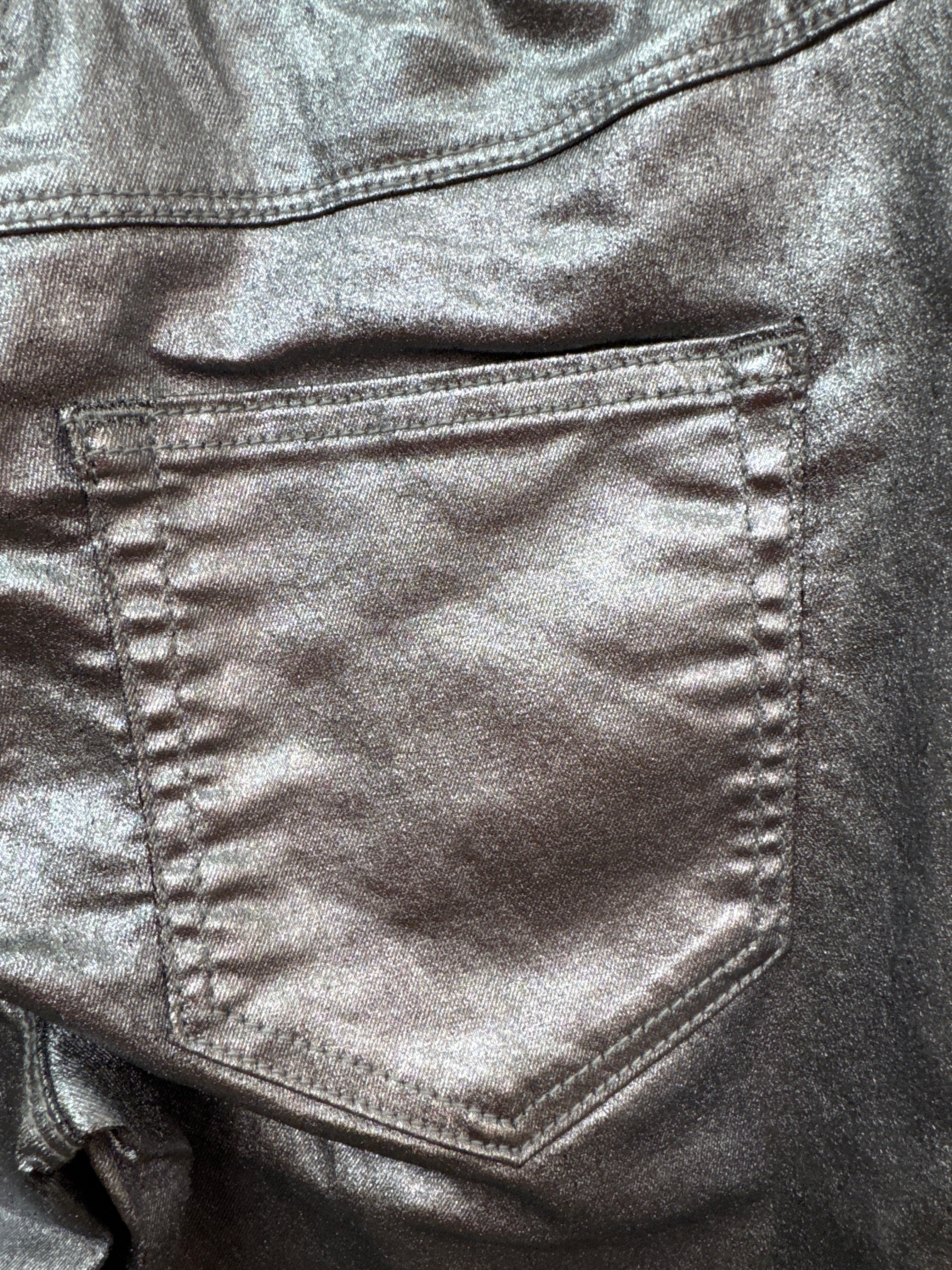 NWT Juicy Couture Metallic Hollywood Skinny Pants sz 4