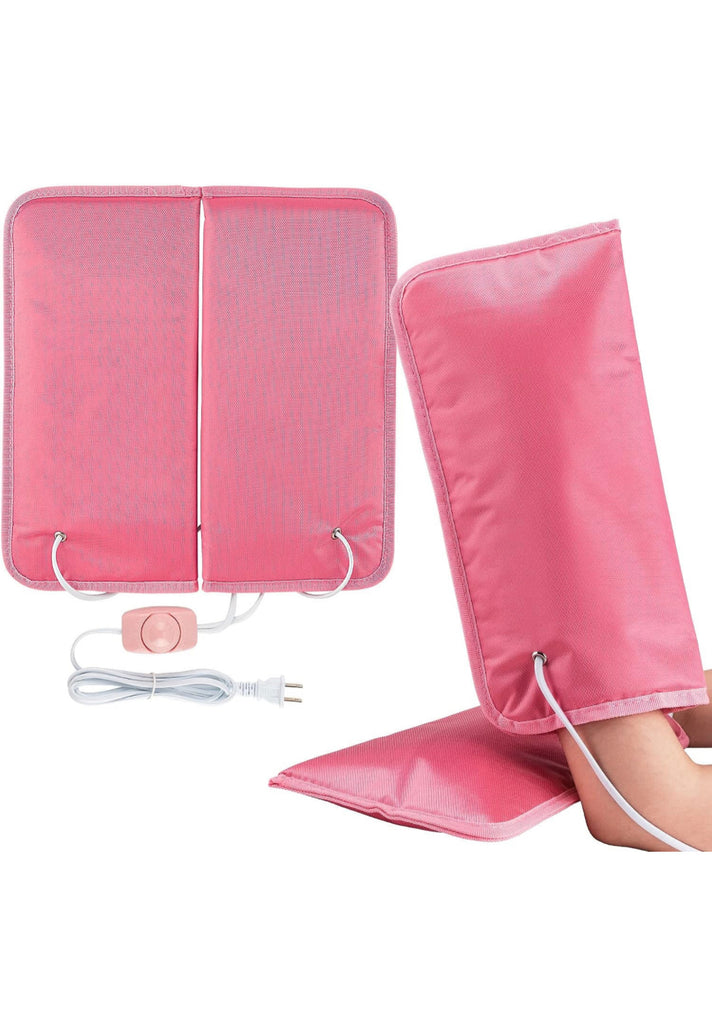 Pink Heated gloves for paraffin dip