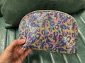 Rainbow Glitter Cheetah Makeup Bag