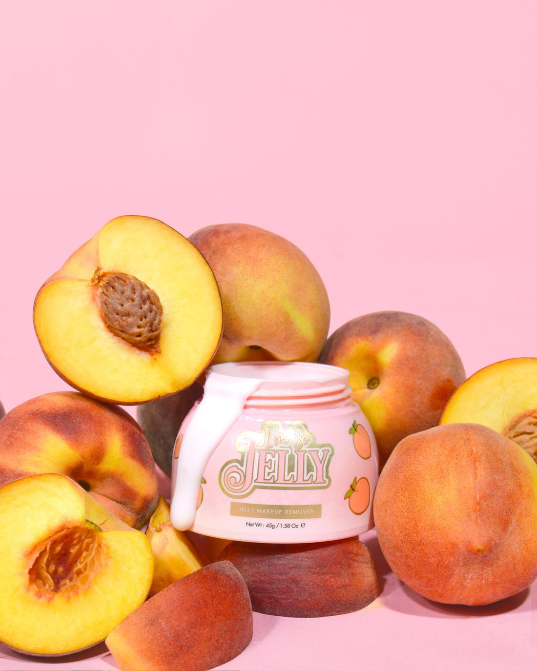 PLouise Im so jelly peach makeup remover