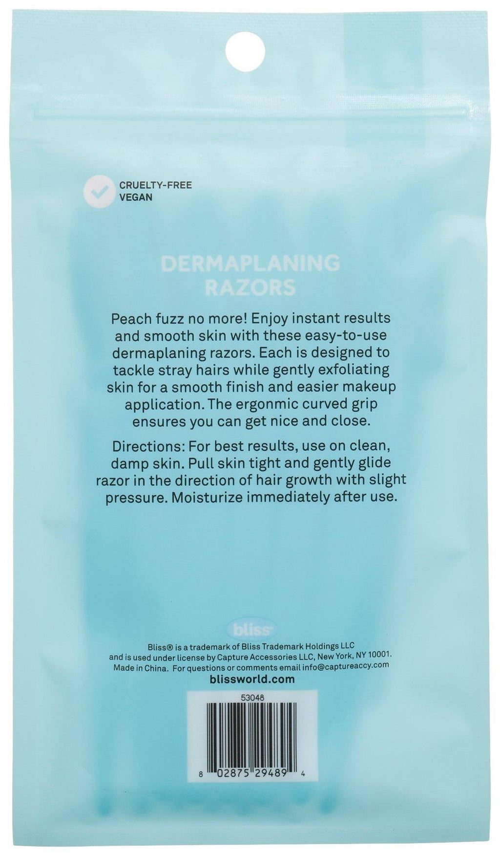 Bliss smooth ya later Dermaplane razors 12pack