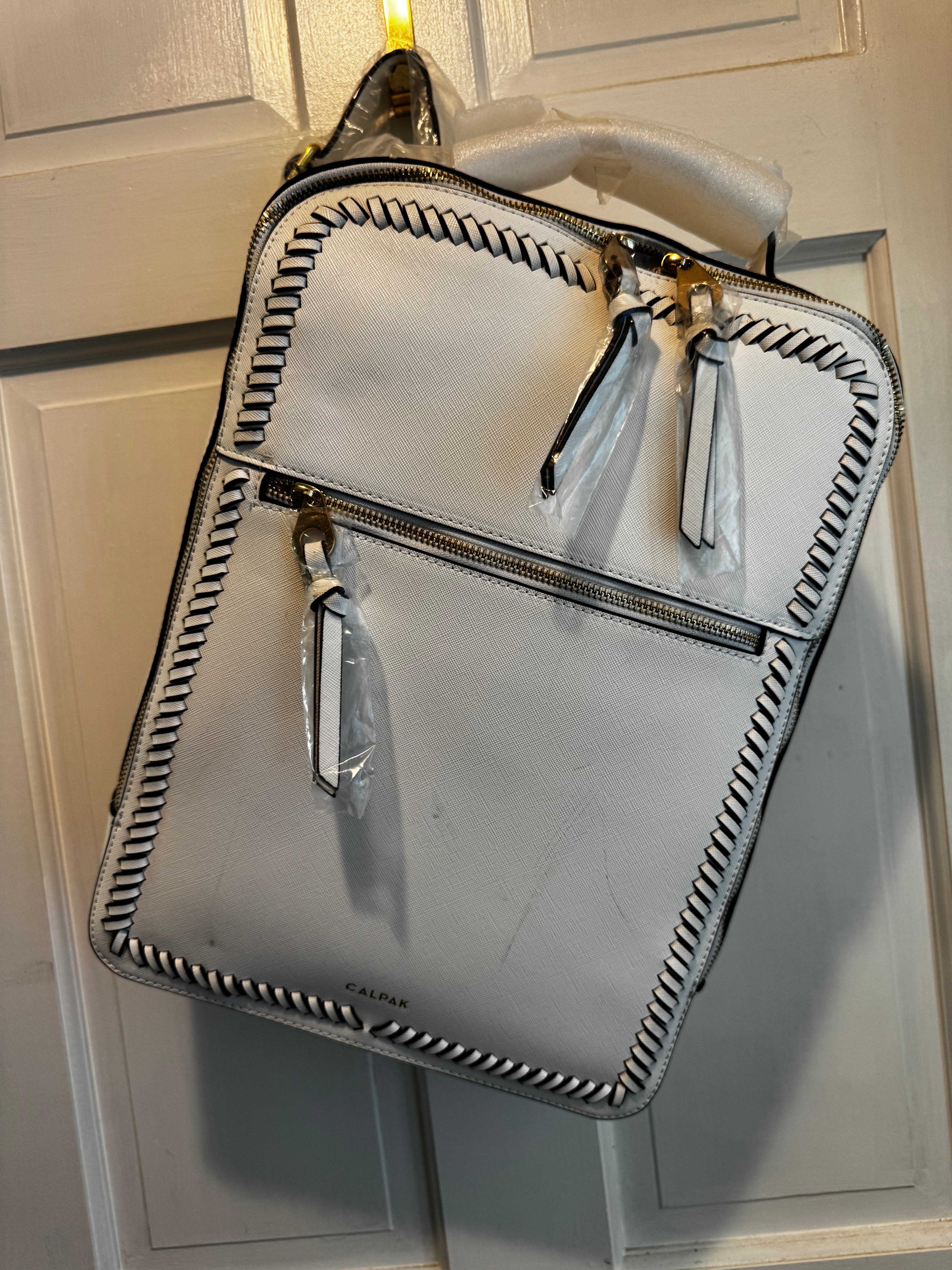 NWT Calpak Kaya 15 inch Laptop Backpack in Stone