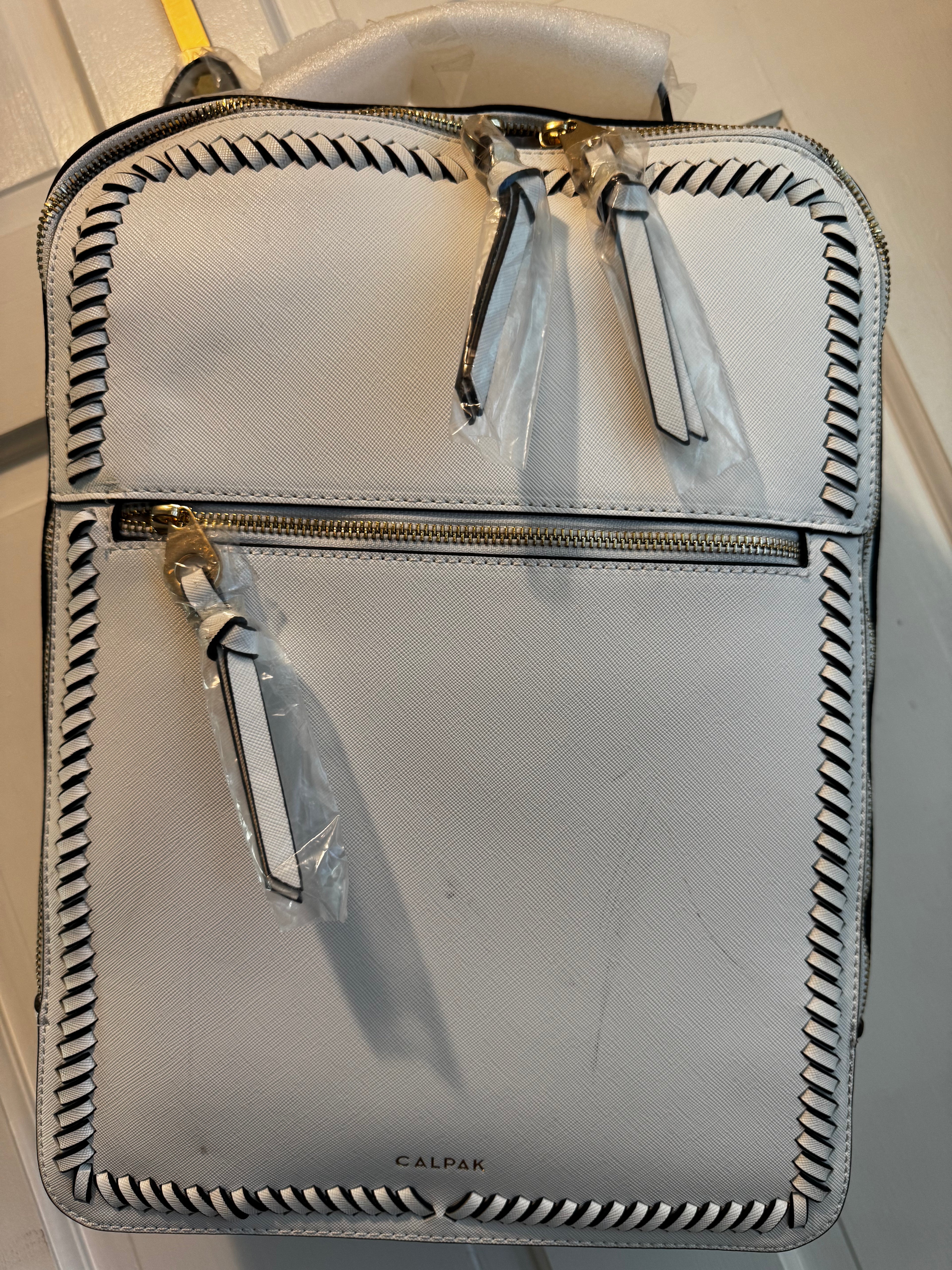 NWT Calpak Kaya 15 inch Laptop Backpack in Stone