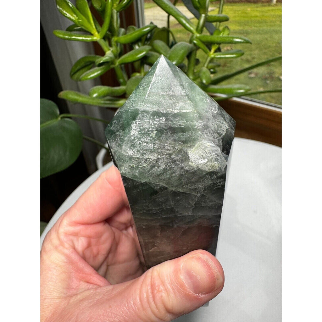 Fluorite Crystal Tower 6.25" tall
