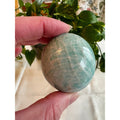 Amazonite Crystal Palm Stone