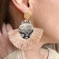Ellison+Young - Fan Tassel Earrings