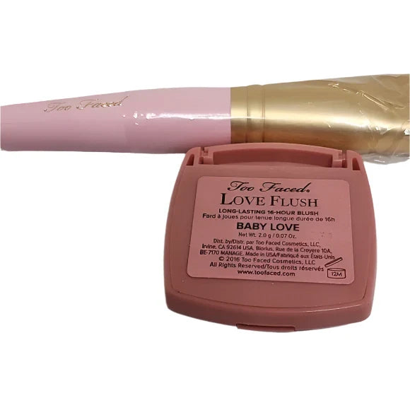 Too Faced mini Baby Love Flush Blush with Brush set